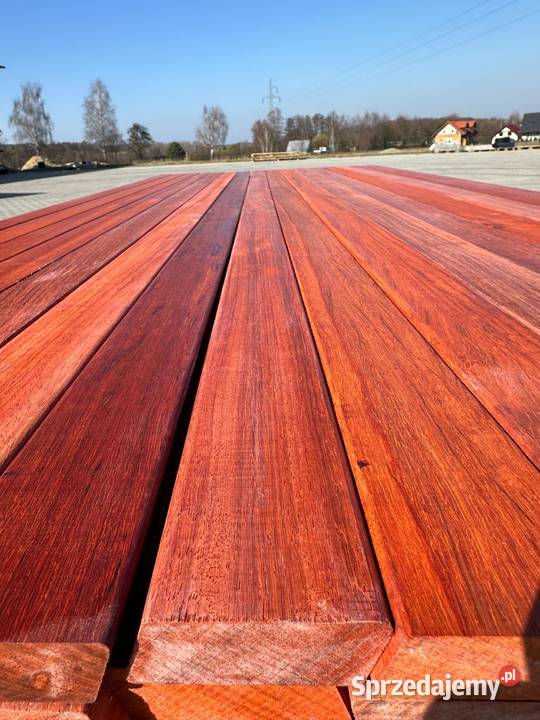Deska elewacyjna drewniana padouk Fas KD 21x66mm Prusice