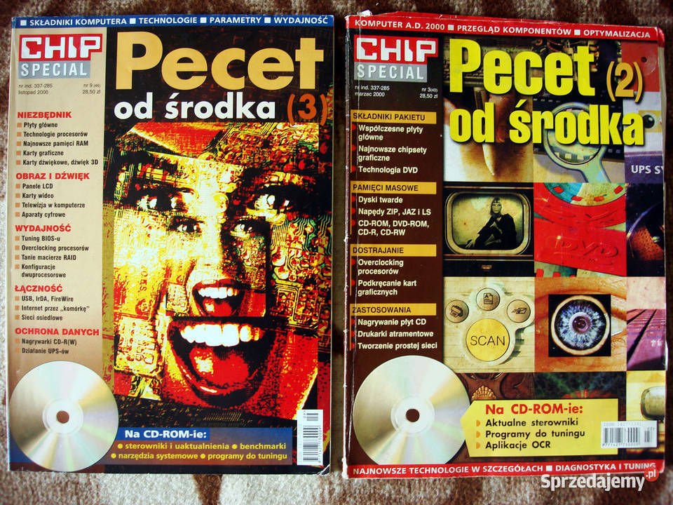 CHIP PC WORLD KOMPUTER ENTER INNE 46x CD 31x Pozostałe Kielce