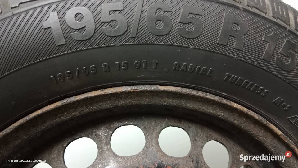 Koła stalowe z oponami zimowymi do VW Audi Skoda Jarosław sprzedam