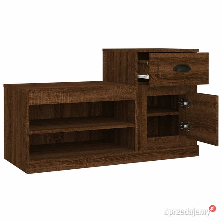 Szafka na buty brązowy dąb 100x42x60 WM816423 Warszawa