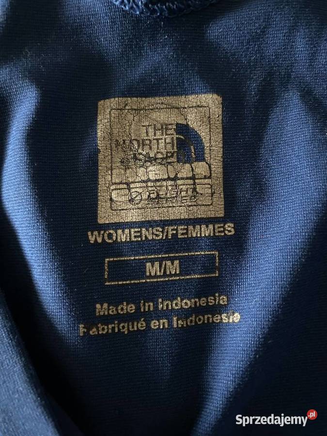 Damska koszulka THE NORTH FACE M OKAZJA niebieski Zamość