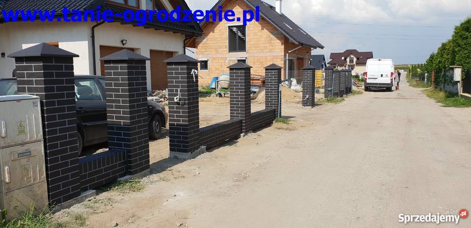 Ala klinkier słupki murki ogrodzenia imitacja Sochaczew