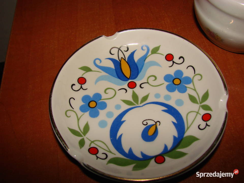 Lubiana wzór kaszubski mała popielniczka Pruszcz Gdański sprzedam