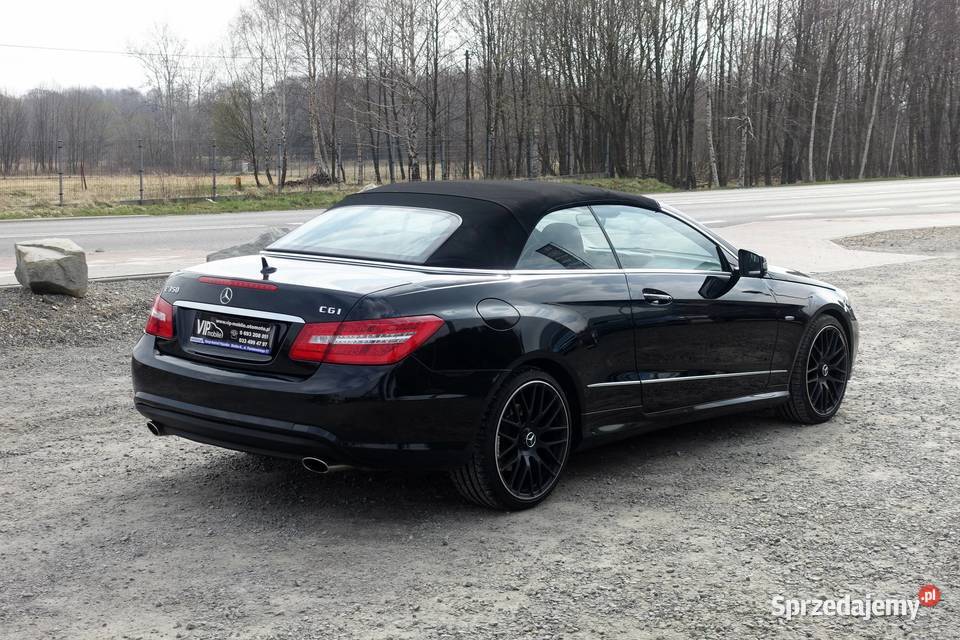 MERCEDES E350CGI 292 KABRIO AVANTGARDE FULL VAT marża Buczkowice sprzedam