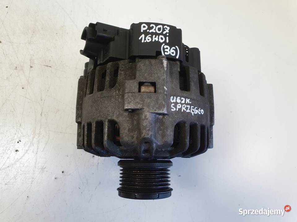 Peugeot 207 16 HDI ALTERNATOR valeo 9665580680 Janów