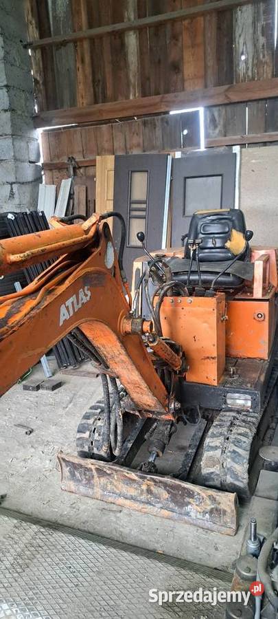 Mini koparka Atlas podkarpackie Chmielów