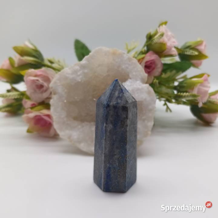 Kolekcjonerski naturalny Lapis Lazuli stojący Olsztyn
