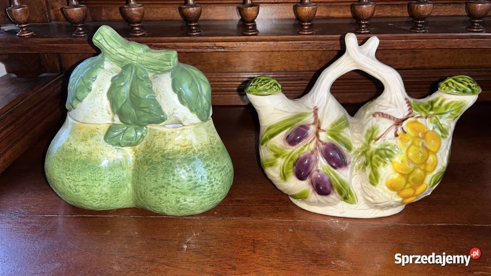 Pojemnik Karafka Majolika Syg Italy ARS wycisk w Porcelana i szkło Gdańsk