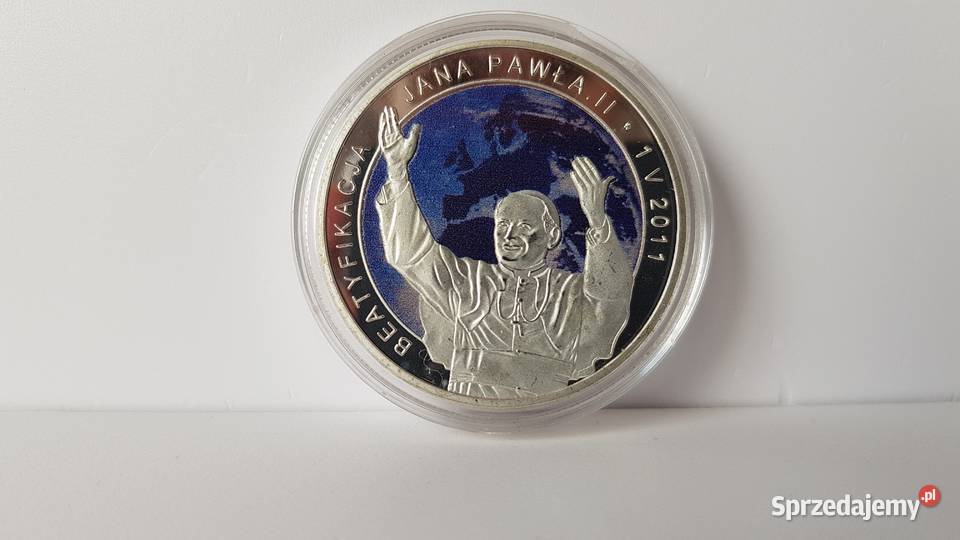 20 Papież Jan Paweł II Beatyfikacja 2011 Ag 925 Dąbrowa Górnicza
