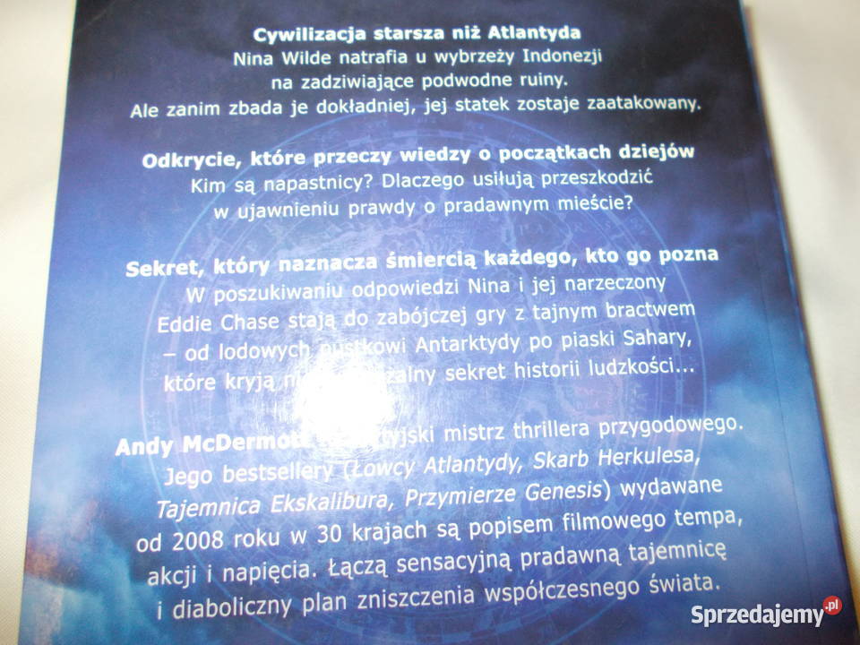 Andy McDermott Przymierze Genesis Proza i poezja