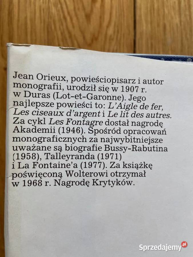 Jean Orieux Wolter czyli królewskość Ducha biografie, wspomnienia Katowice