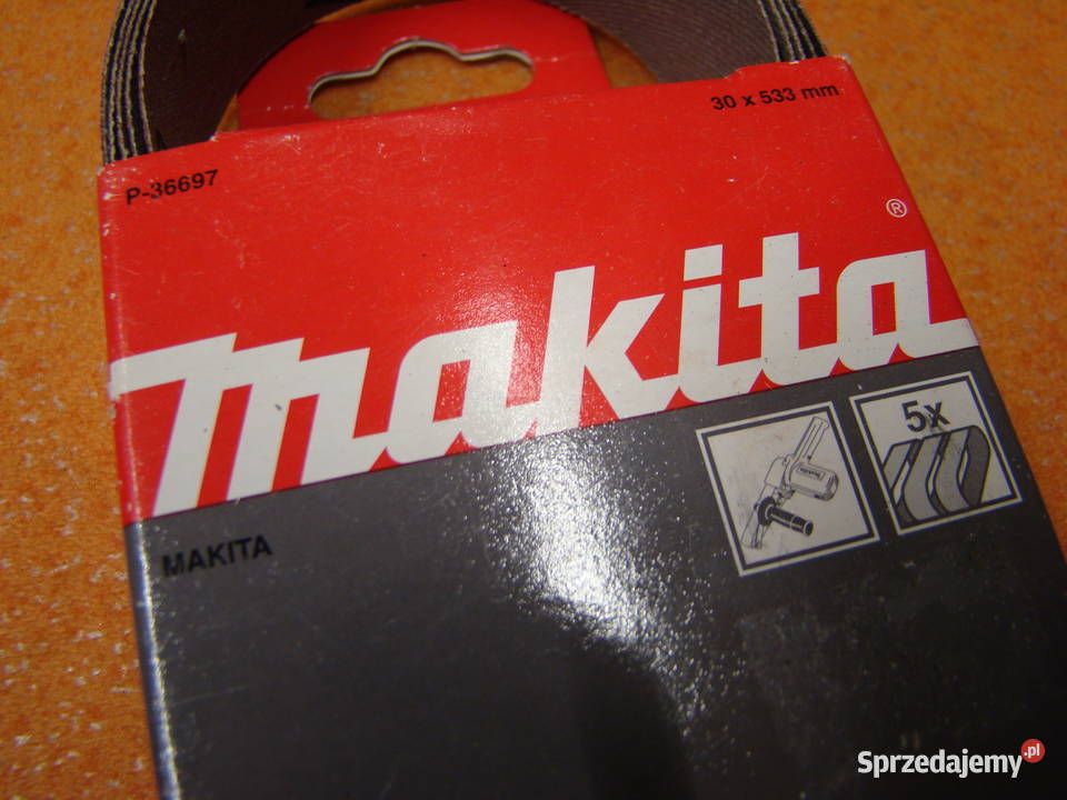 Taśma szlifierska MAKITA 30x533mm Granulacja 80 Bielsko-Biała sprzedam