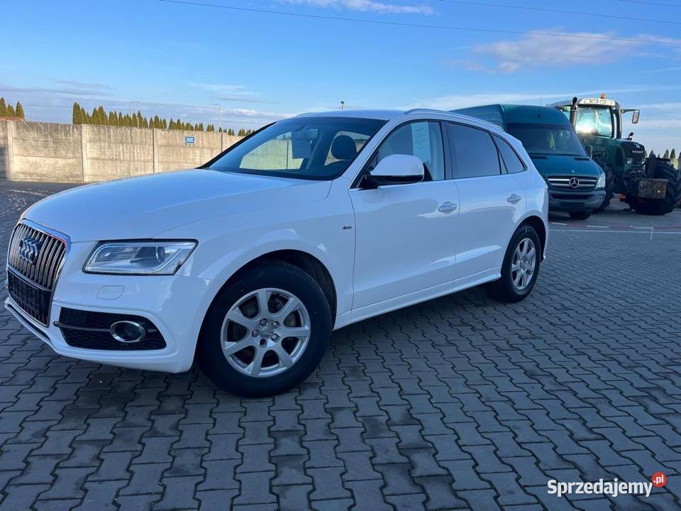 Audi Q5 20 TDI SLine Chrom skrzynia 6 biegowa komputer pokładowy Biała
