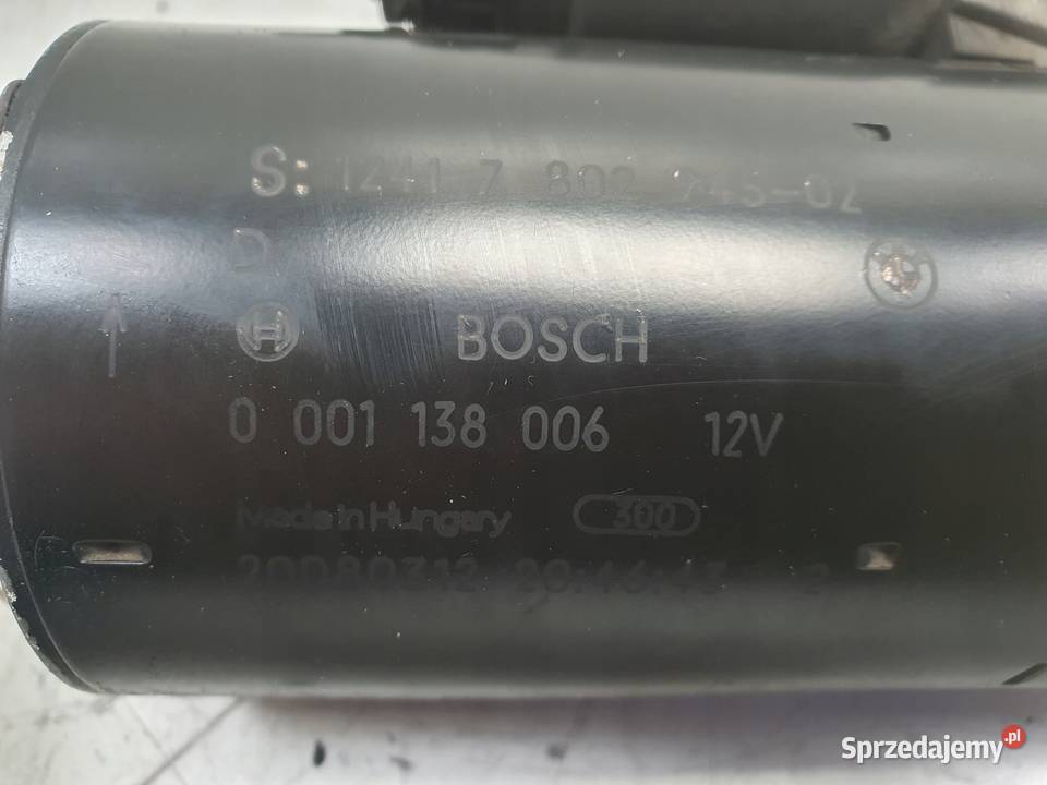Mini Cooper R56 16 D ROZRUSZNIK bosch 0001138006 lubelskie Janów