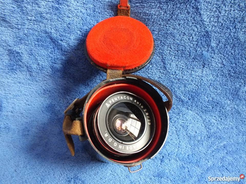 Obiektyw Pentacon Auto 2829 Gwint M42 pokrowiec Żary