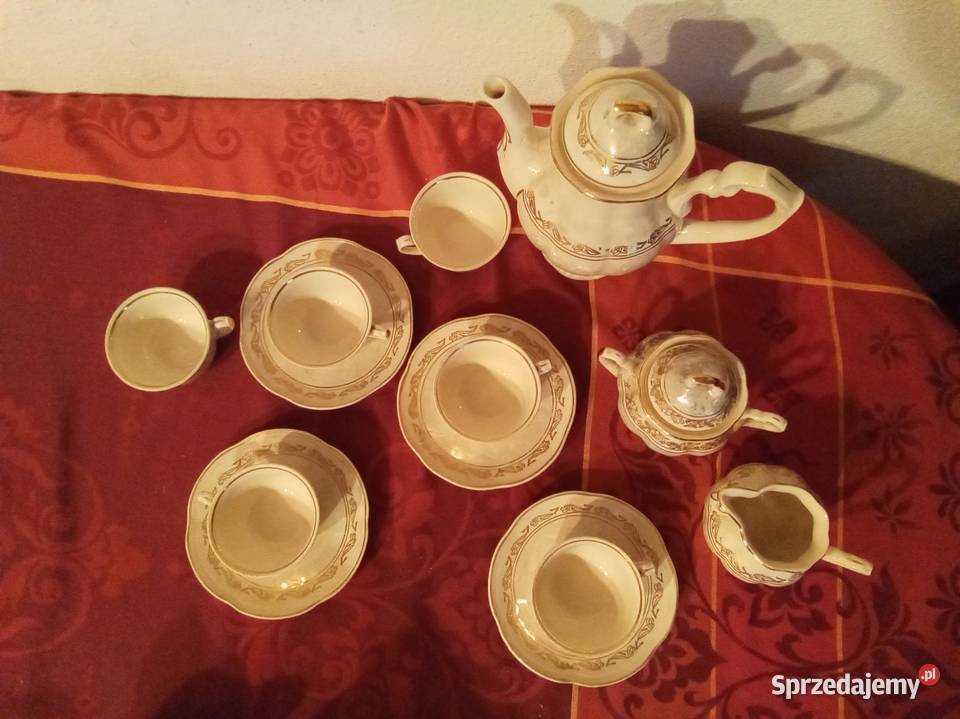 Zestaw kawowy Chodzież PRL lata 70te sprzedam