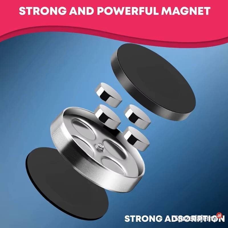 Uniwersalny magnetyczny uchwyt samochodowy na Sosnowiec