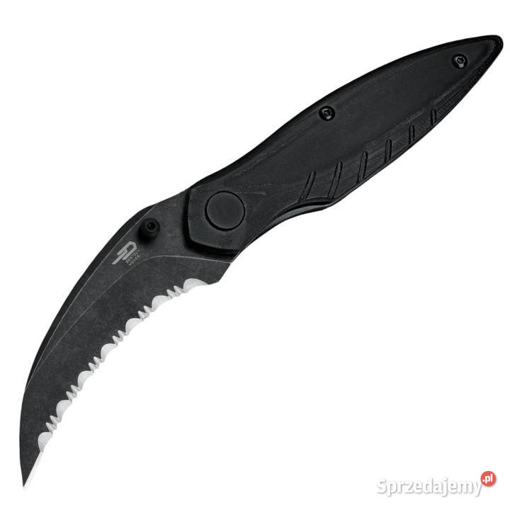 Nóż składany Bestech Mantidae Black Micarta