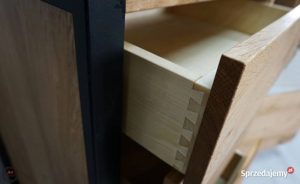 Komoda loftowa komoda z litego dębu Dom i Ogród małopolskie Nowy Sącz