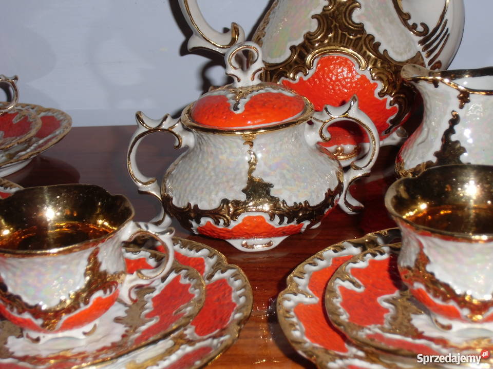 Serwis Rokoko smoczy Steatyt Katowice Dekoracje i ozdoby sprzedam