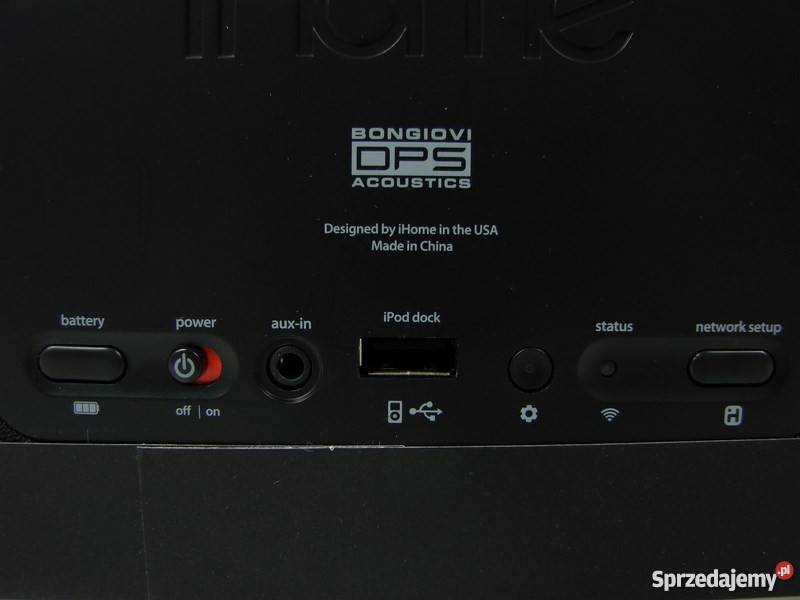 iHOME iW1BE AIRPLAY stacja dokująca iPhone iPad Pozostałe Telefony i Akcesoria Łódź