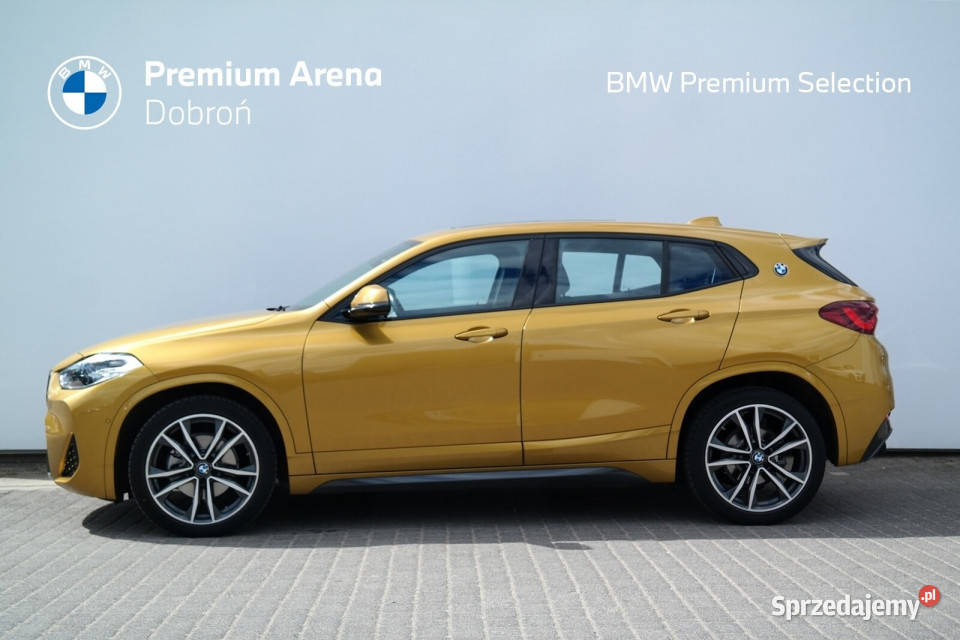 BMW X2 sDrive18i M Sport Galvanic Gold Panorama złoty Samochody osobowe Dobroń