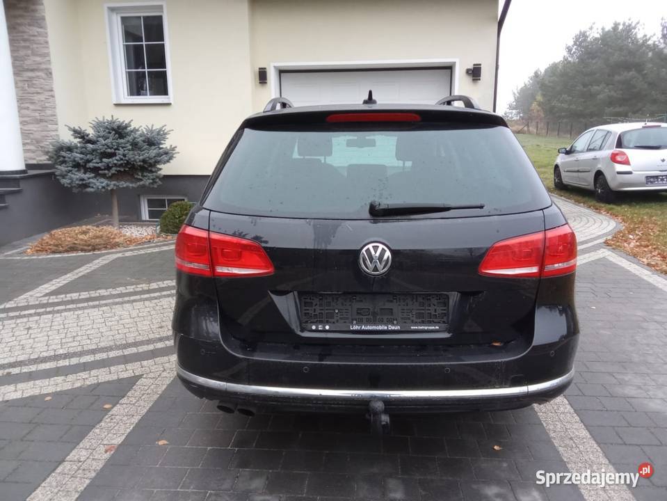 VW PASSAT KOMBI 20TDI140 2013R CZARNY METALIK elektryczne szyby pomorskie Kościerzyna
