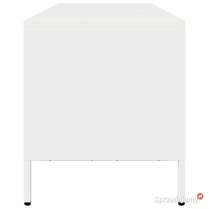 Szafka RTV biała 135x39x435 stal walcowana na Warszawa