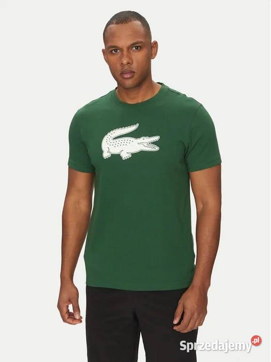 Tshirt męski Lacoste UltraDRY zielony M nowy Białystok sprzedam