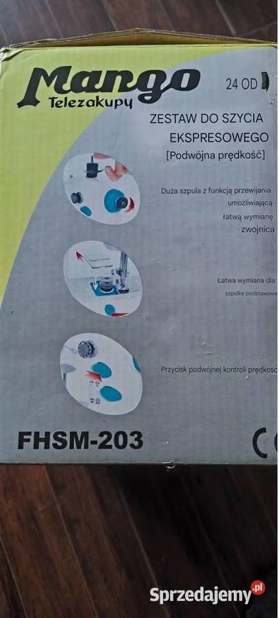 Nowa Mini Maszyna do Szycia Igła Nić Zasilacz Gliwice