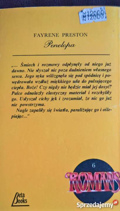Penelopa Fayrene Preston Rok wydania 1991 Wrocław