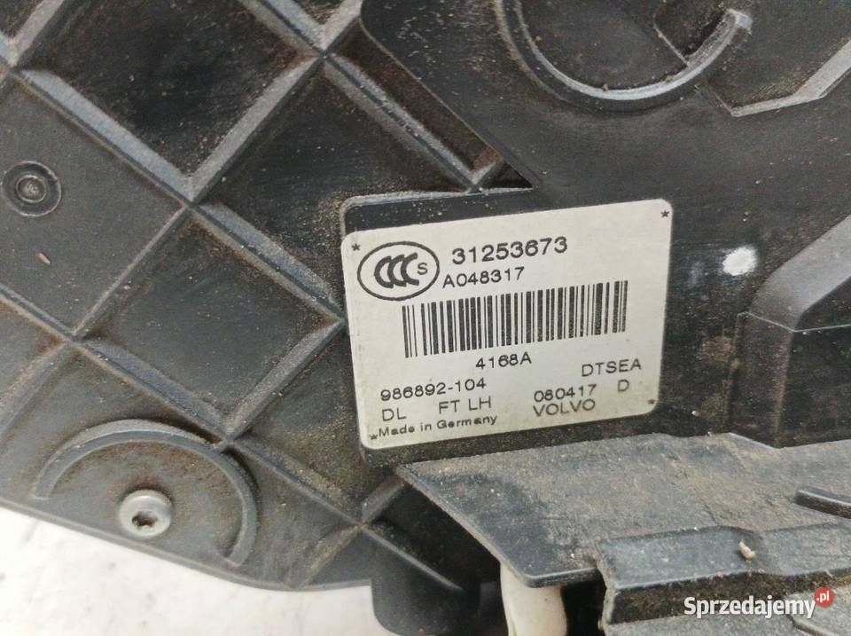 ZAMEK DRZWI LEWY PRZÓD EUROPA 31253673 Volvo S80
