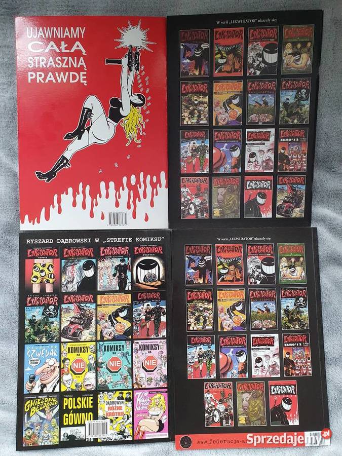 Likwidator zestaw 4 komiksów Gdynia