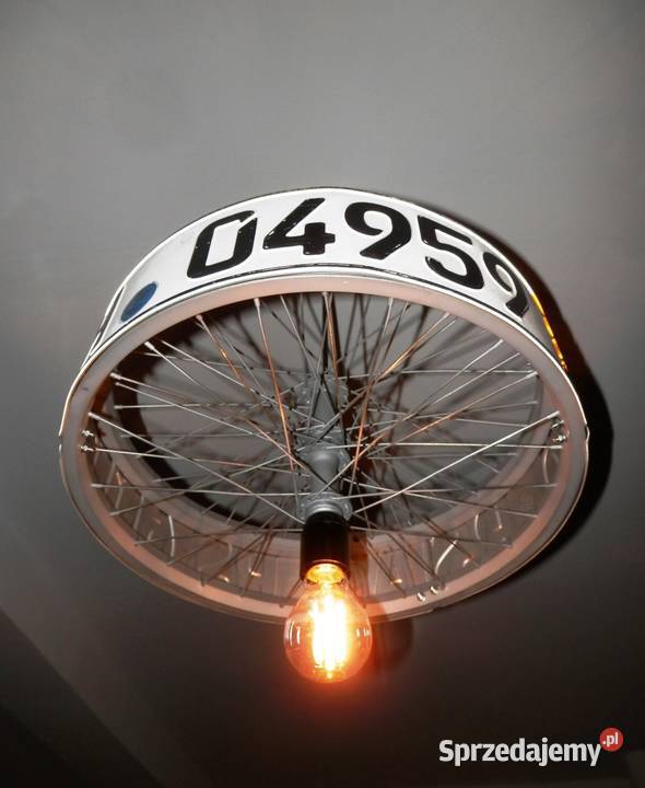 Lampa sufitowa żyrandol industrial Loft Felga Lampy wiszące Szczecinek