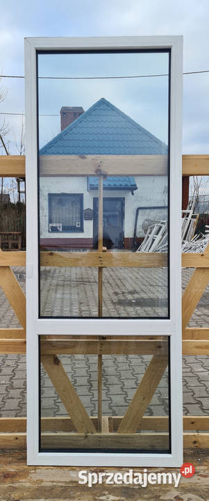 OKNO KacprzaK 84x228 FIX OKNA Używane Witryna Lublin