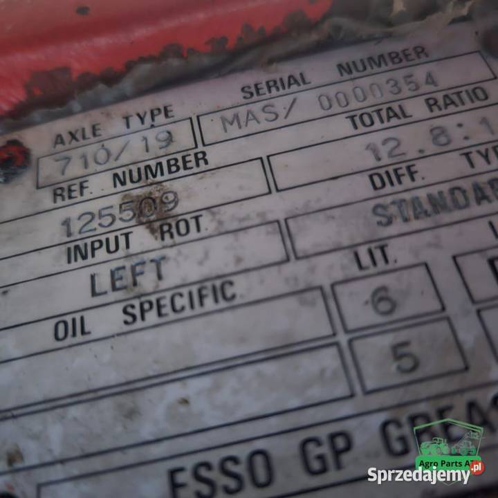 Przedni Most 125509 Carraro 71019 125509 Manitou Ciechanowiec