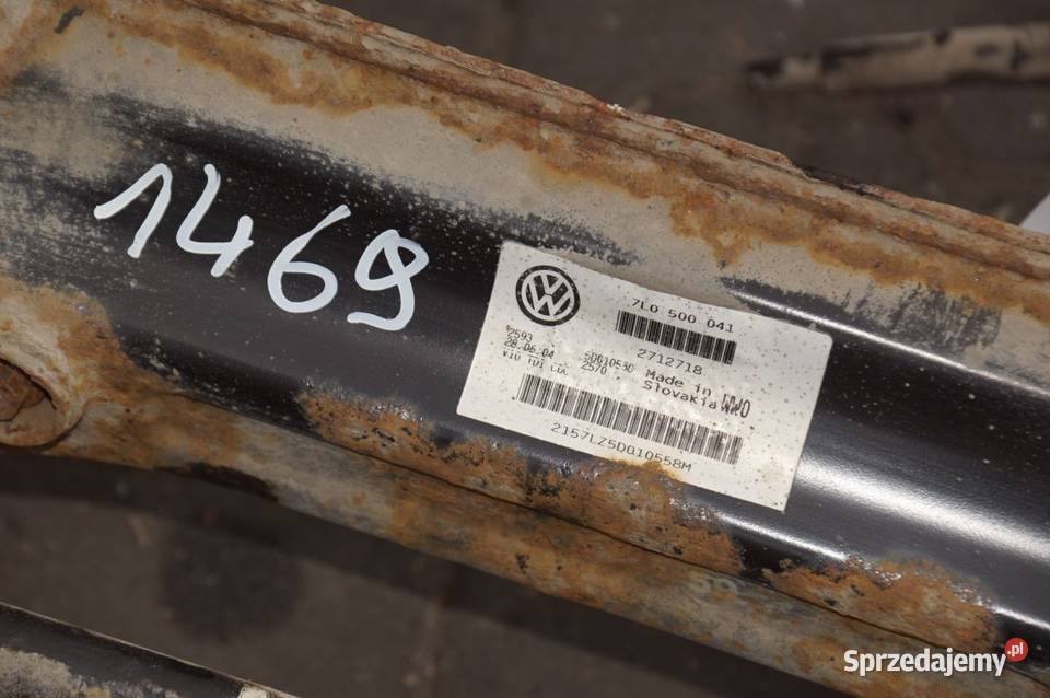 7L0500041 50TDI TOUAREG I BELKA SANKI TYŁ