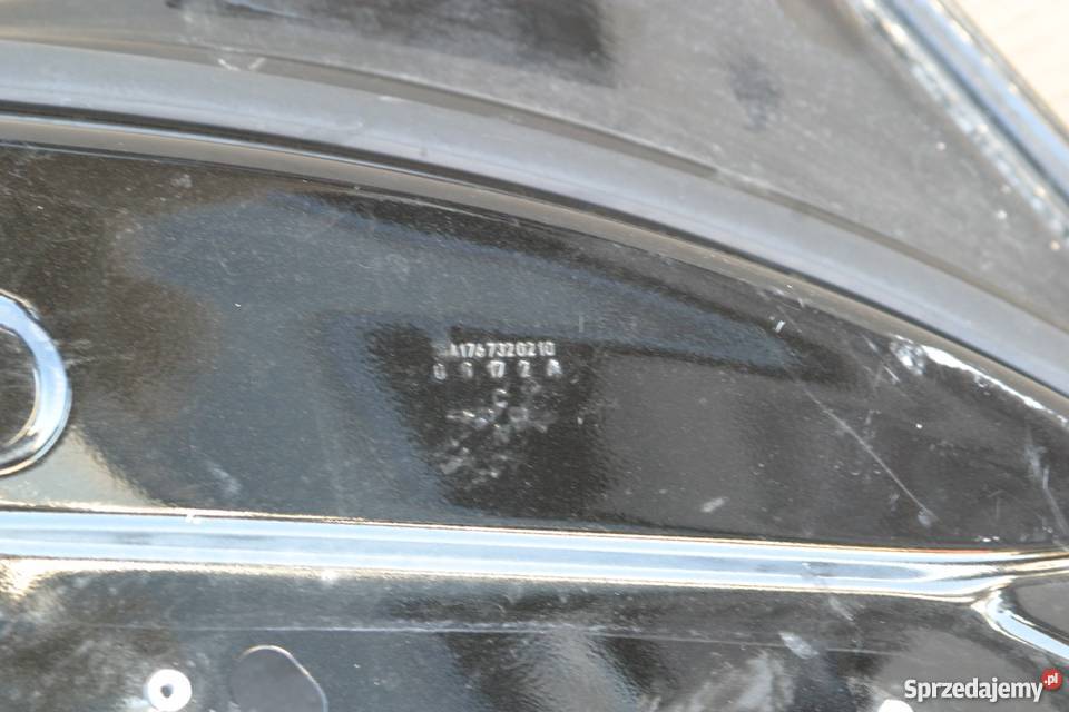MERCEDES AKLASA W176 DRZWI PRAWY TYŁ TYLNE 1218 Bieleń