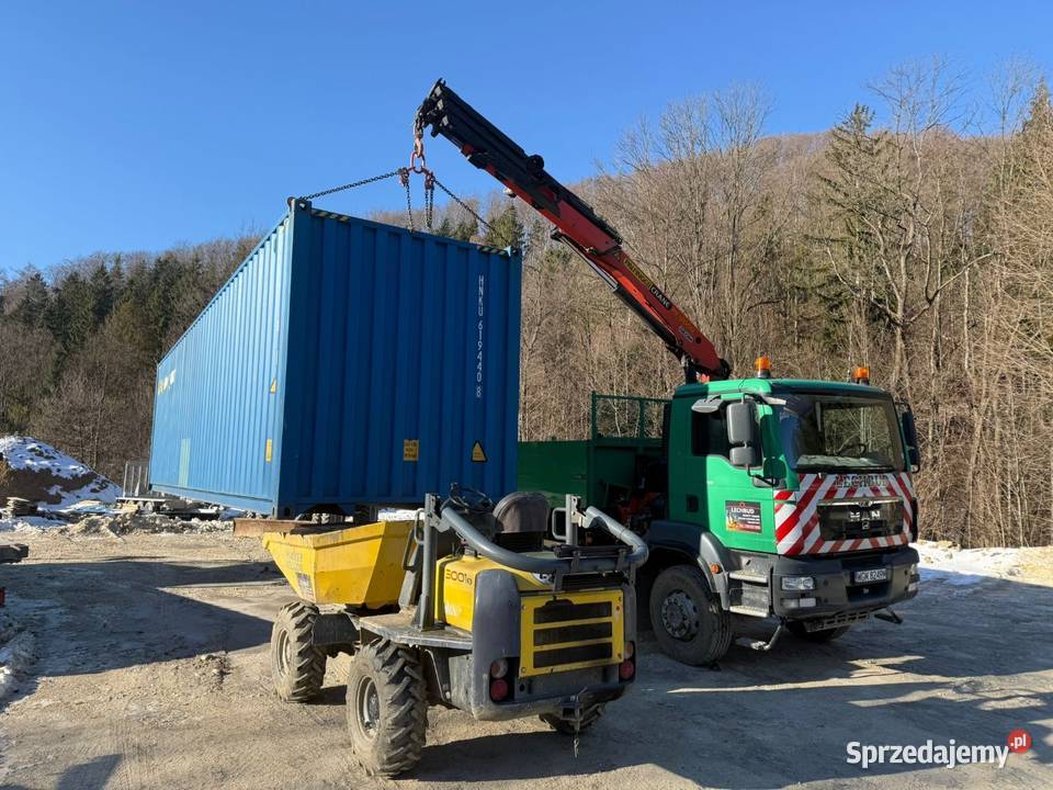 MAN TGM 18290 4X4 HDS 65T Palfinger PK12000 143m sprowadzony dolnośląskie Bystrzyca Kłodzka