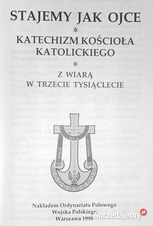 Stajemy ojce Z wiarą w trzecie tysiąc ksTadeusz Chełm sprzedam