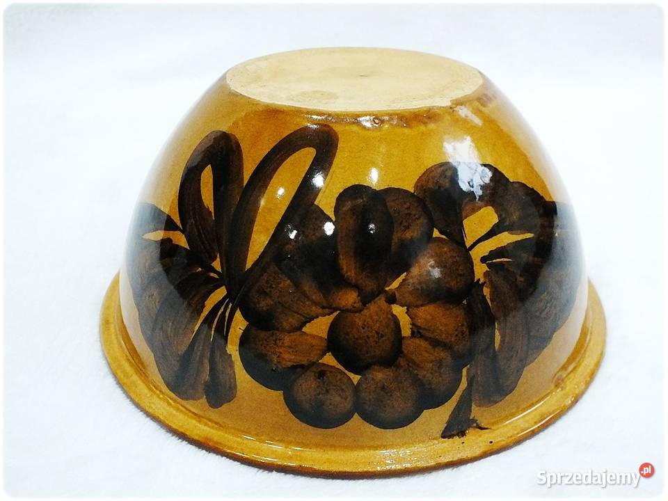 Makutra Misa gliniana ceramika PRL do wyrobu Żary