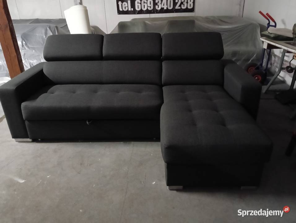 Nowy przepiękny narożnik rozkładany Sadki