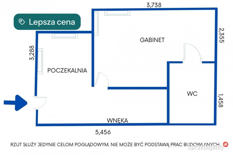 Lokal usługowy gabinet biuro Lublin Baśniow