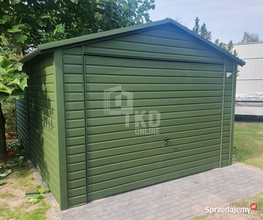 Garaż Blaszany 35x5 Brama Brama drzwi 2x okno Gdańsk