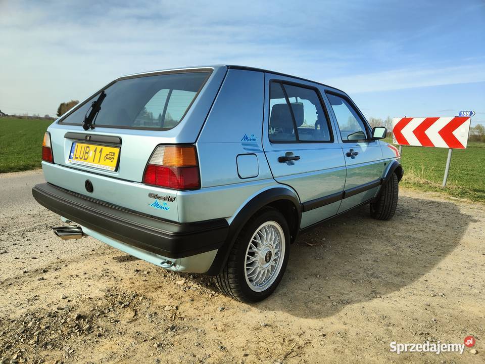Volkswagen GOLF II MIAMI ZABYTEK UNIKATOWA Rok produkcji 1988 Osmolice Pierwsze