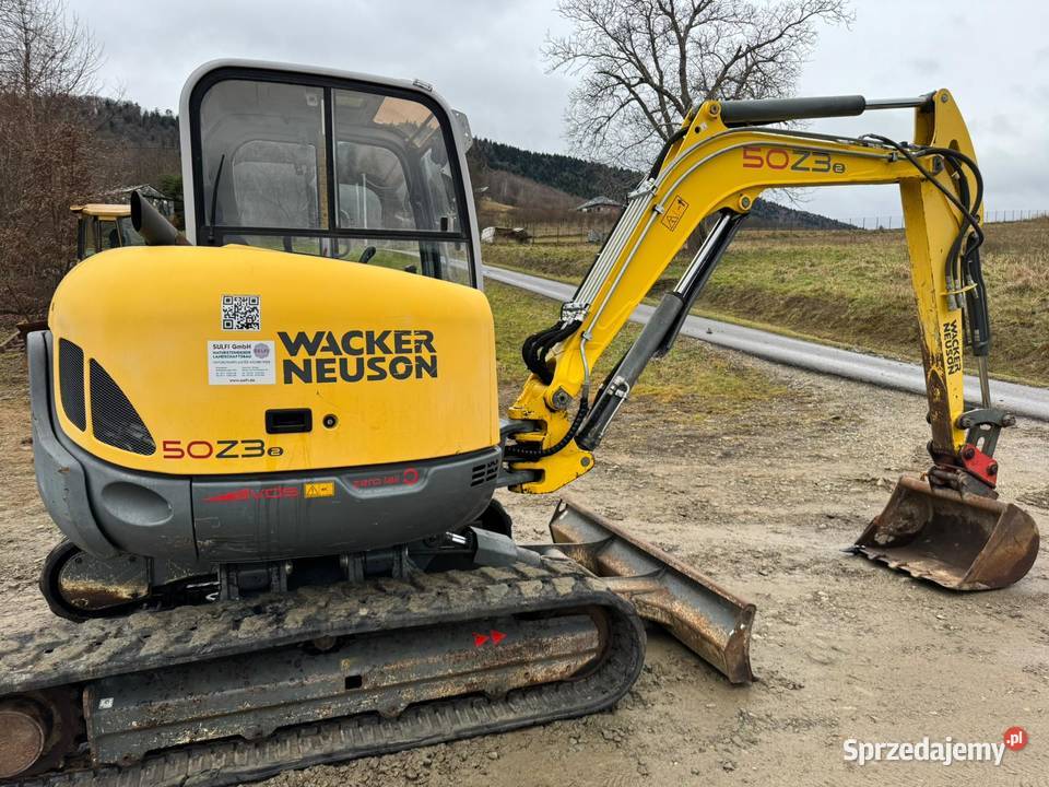 Minikoparka Wacker Neuson 50z3 VDS 5 6 ton 3 Ujanowice