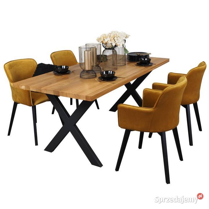 Stół z litego drewna Jesion Nieregularne Dom i Ogród Nowy Targ sprzedam