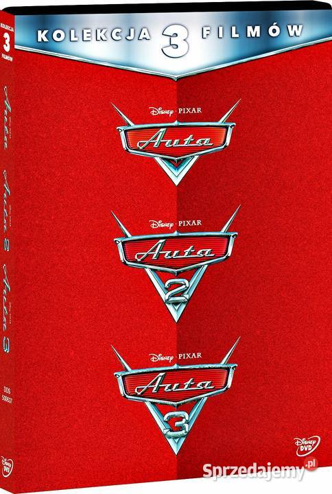 AUTA 1 3 KOLEKCJA 3 FILMÓW DISNEY PIXAR wielkopolskie