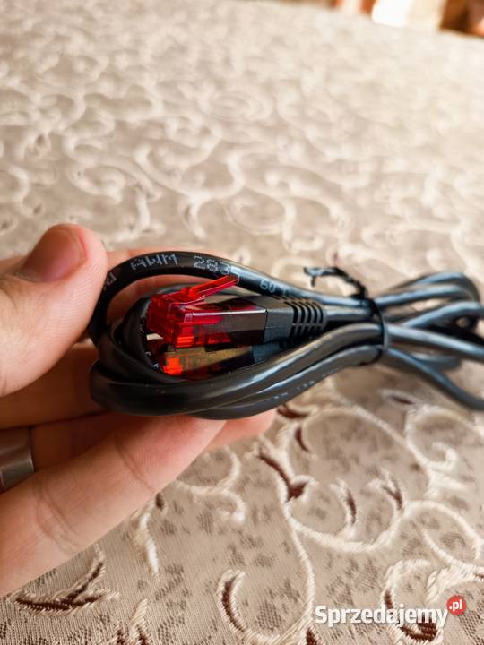 Kabel Sieciowy LAN SFTP Cat5e RJ45 Czarny 15m Suwałki