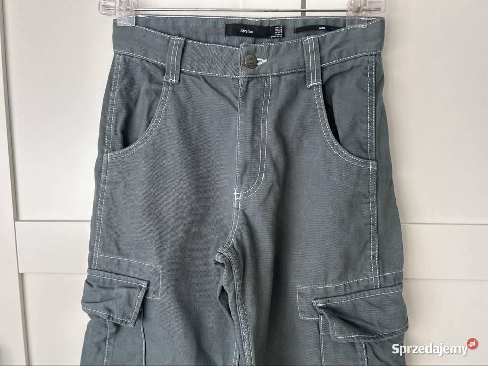 Spodnie Bershka XS spodnie cargo bojówki